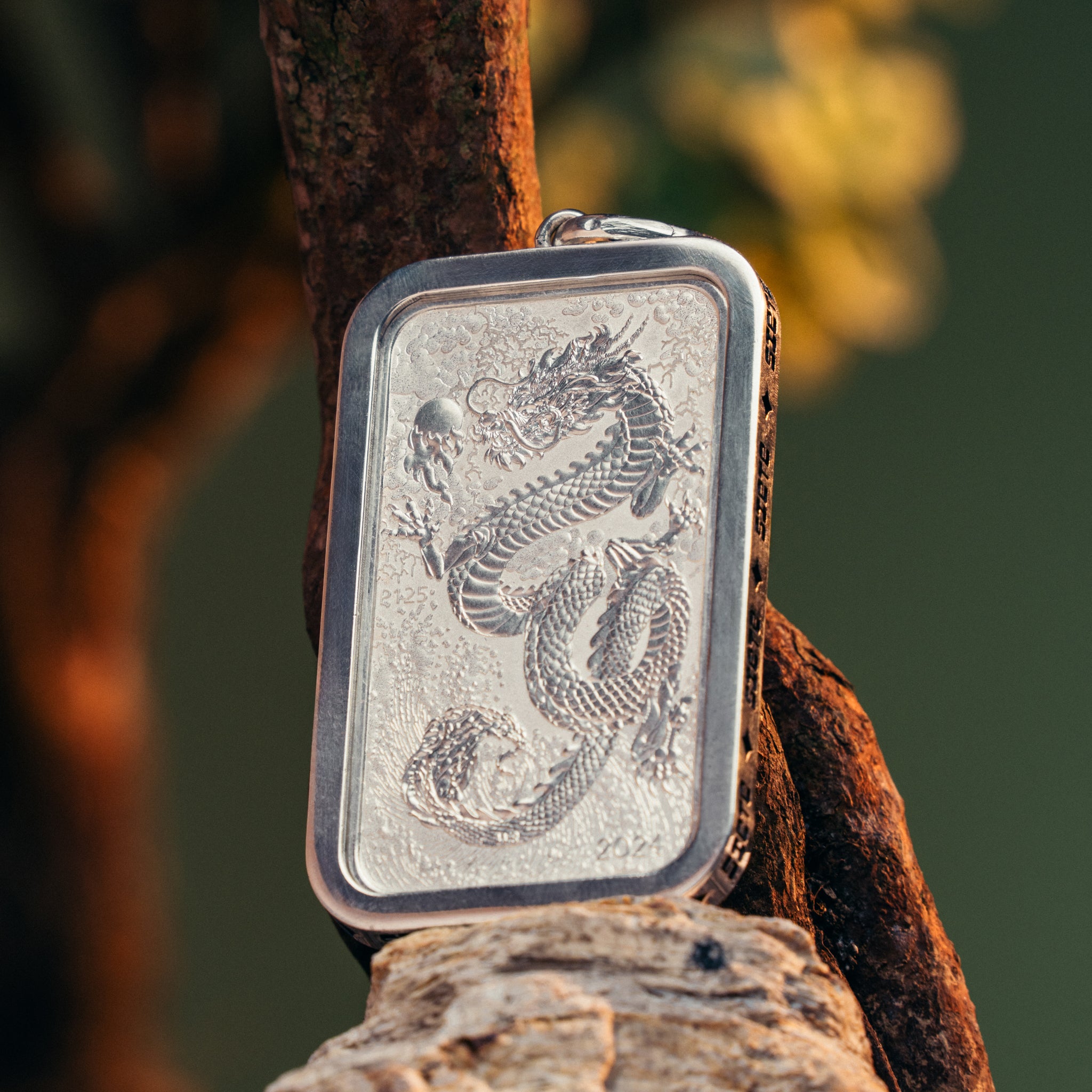 Dragon Coin Pendant – 2024 Perth Mint Australian Dollar Coin