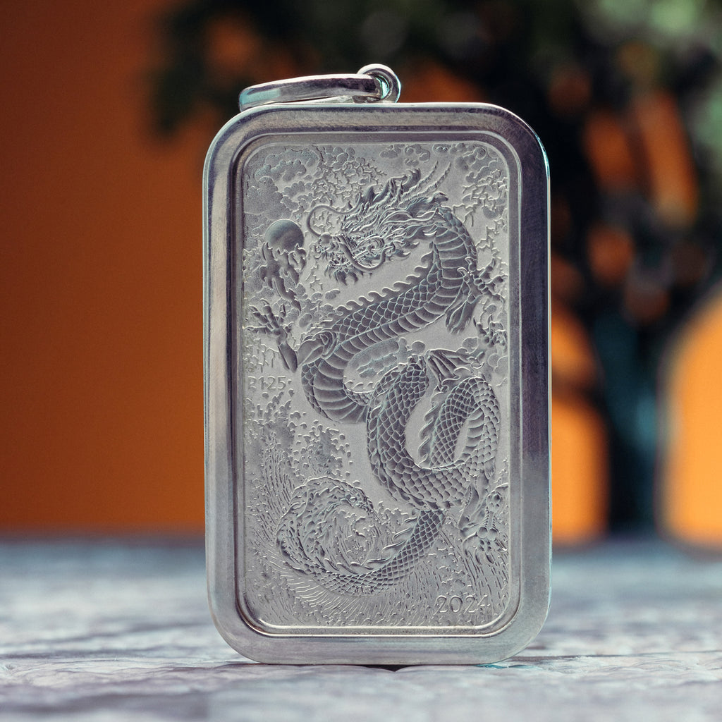 Dragon Coin Pendant – 2024 Perth Mint Australian Dollar Coin