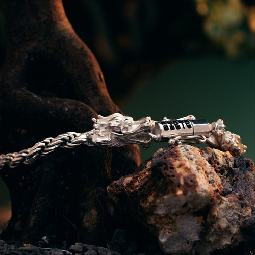 Dragon Head Rope Chain Necklace